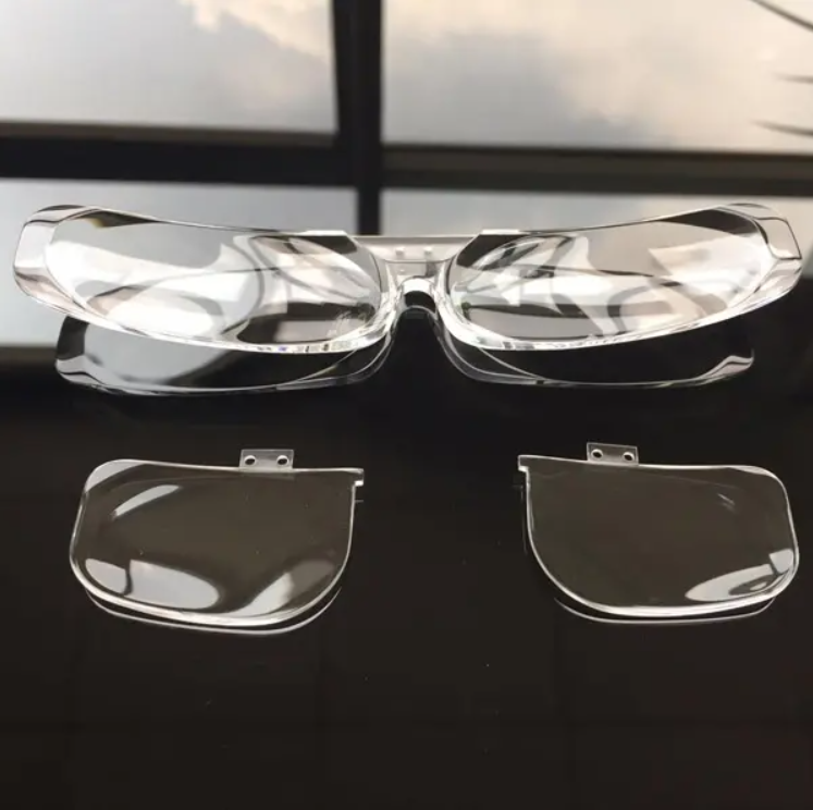 Adjustable lenses for multiple eyes