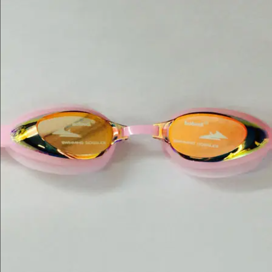 Swimming goggles coated lenses