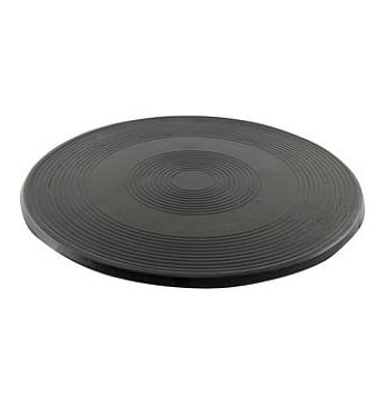Black Steel Manual Operated Rotating Platform