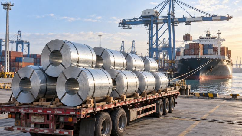 Shandong Shouyuan Steel Co., Ltd. Ships Galvanized Coils to the Port of Manila, Philippines Shandong Shouyuan Steel Co., Ltd. Ships Galvanized Coils to the Port of Manila, Philippines