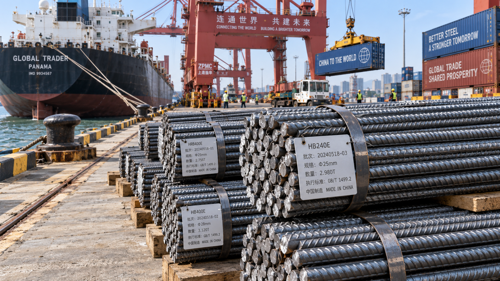 Shandong Shouyuan Steel Co., Ltd. Ships Rebar to Karachi Port, Pakistan