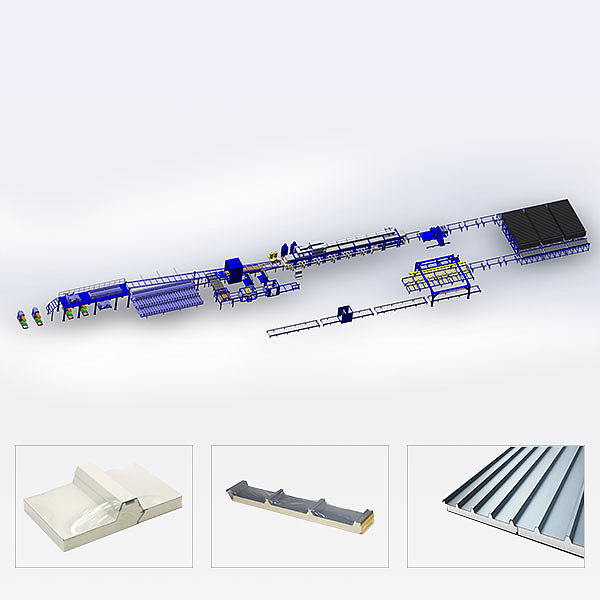 Continuous PU/ PIR Sandwich Panel Production Line