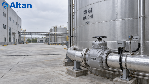 How to prevent caustic soda crystallization in storage tanks