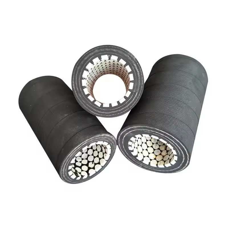 Wear-resistant ceramic-lined hose