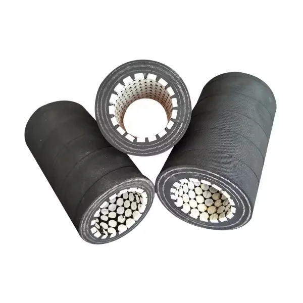 Wear-resistant ceramic-lined hose