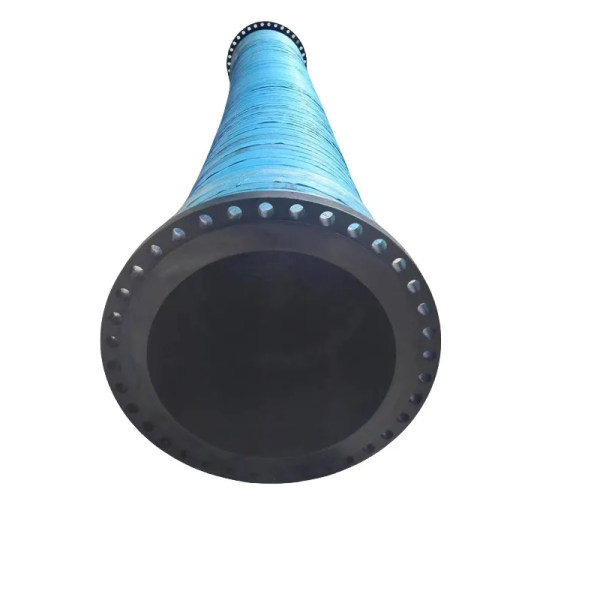 Large diameter flange hose