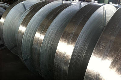 Galvanized slitted coils