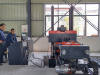 Compression shear testing machine