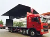 Wing opening van