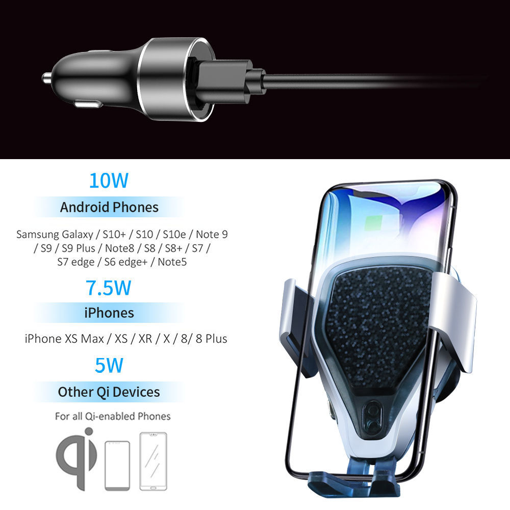 SPY Auto Clamping Wireless Car Charger Mount instructions SPY Auto Clamping Wireless Car Charger Mount instructions