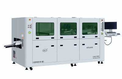 Full automatic wave soldering machine KTU-610 with dual waves