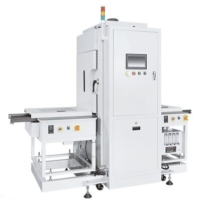 Single-temperature zone vertical oven