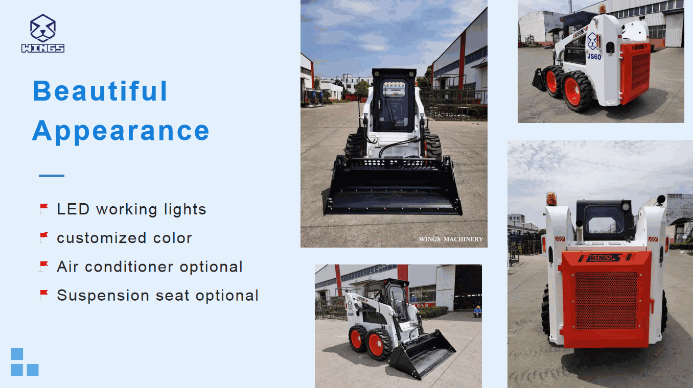 How to Choose a Suitable Skid Steer Loader? - Wings Machinery Co., Ltd