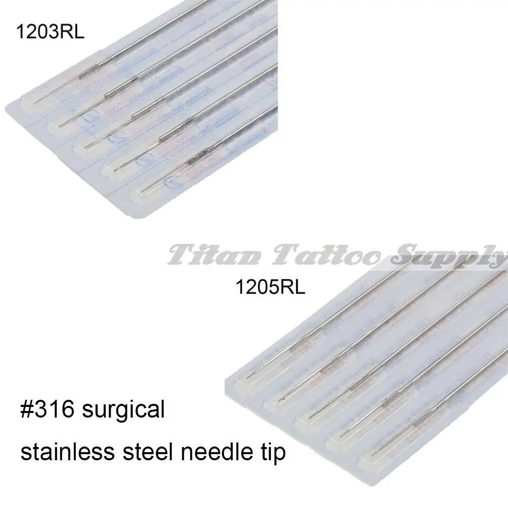 Disposable Tattoo Needles Weaved Magnum Shade M1 Single Stacked 