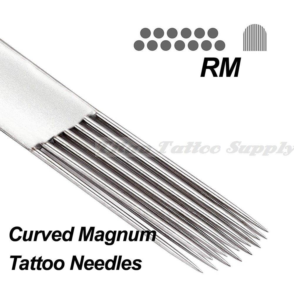 Dragon  10 Coded RM Curved Magnum cartridge Needle Tattoo Needle for  Cartridge Fill and Shadow