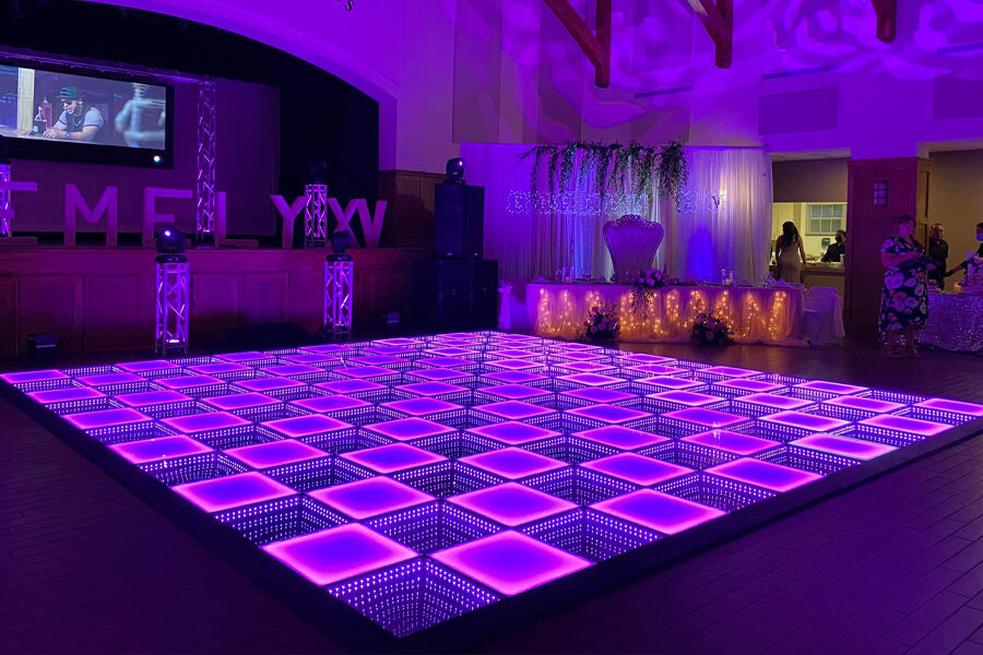 magnetic led dance floor