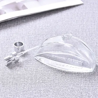 Boat shaped perfume glass bottle