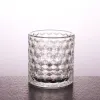 Fancy engraving Glass Candle Cloche
