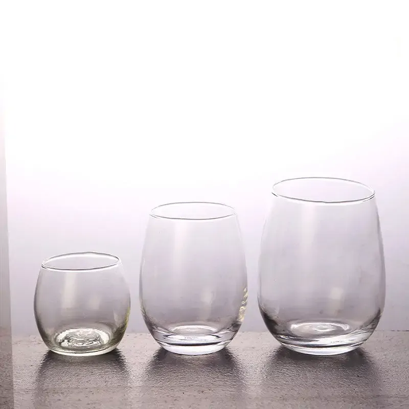 Round Glass Votive Candle Jar