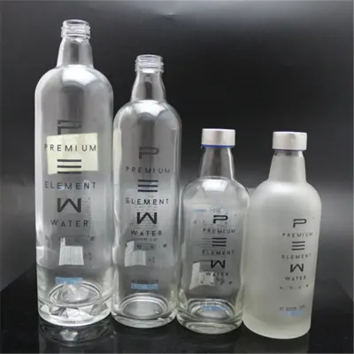 Fancy juice bottle with lid