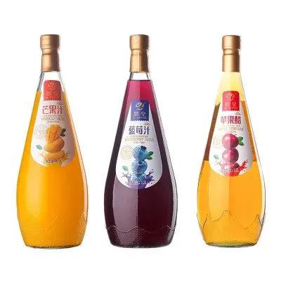 Fancy juice bottle with lid