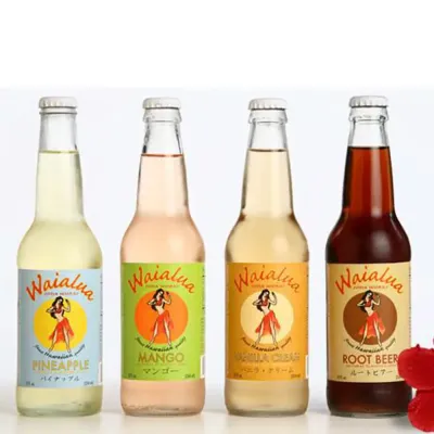 Fancy juice bottle with lid