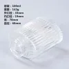 Engraving crystal flat oval shaped aromatherapy glass bottle