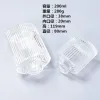 Engraving crystal flat oval shaped aromatherapy glass bottle