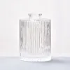 Engraving crystal flat oval shaped aromatherapy glass bottle