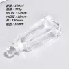 Square shaped aromatherapy glass bottle