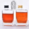 Square shaped aromatherapy glass bottle