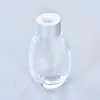 Oval shaped aromatherapy glass bottle
