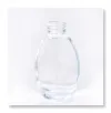 Oval shaped aromatherapy glass bottle