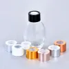 Oval shaped aromatherapy glass bottle