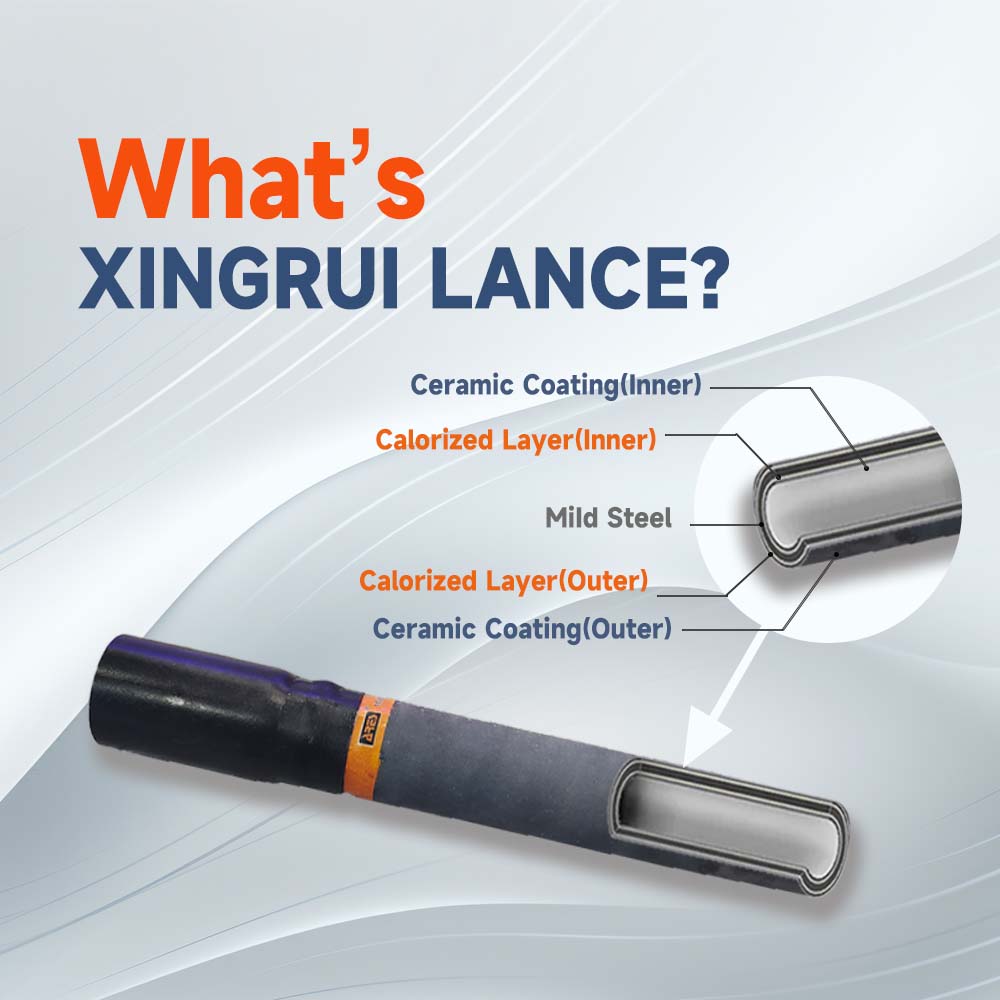 Calorized Ceramic Coated Oxygen Lance