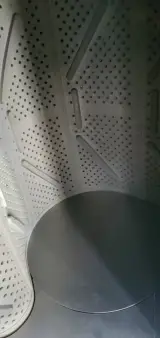 oruga de caucho para granallado y vehículo industrial