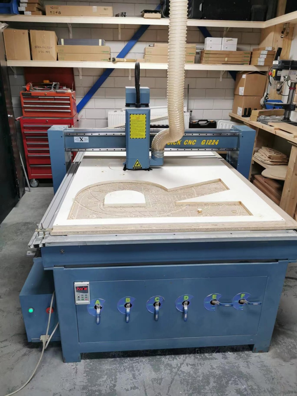 A CNC router in our company has been in use for 10 years