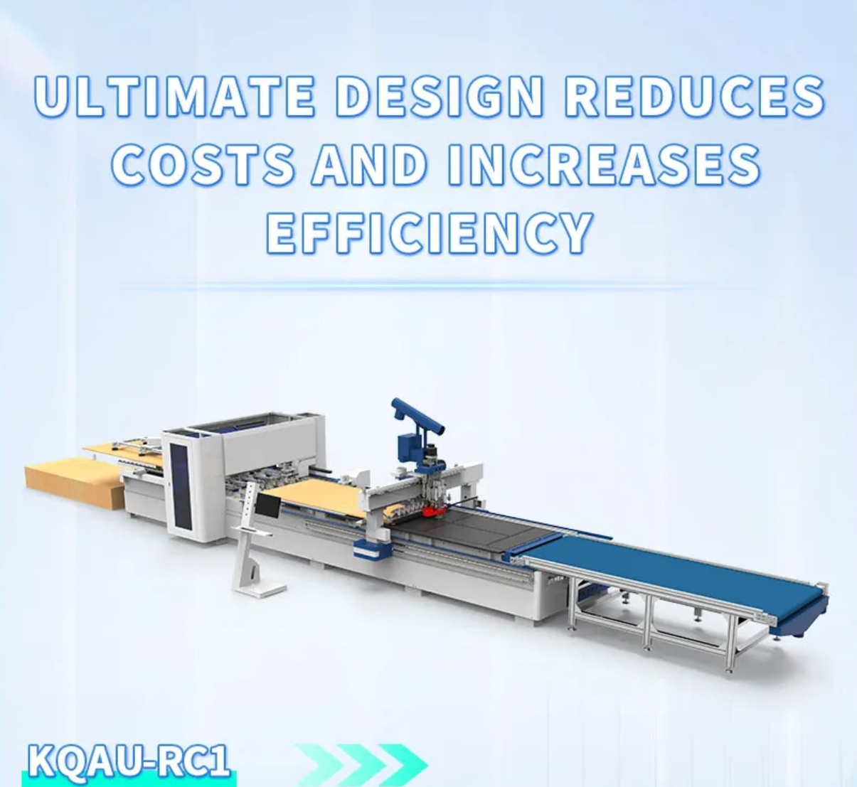 KQAU-RC1 CNC Drilling and Cutting Furniture Production Line KQAU-RC1