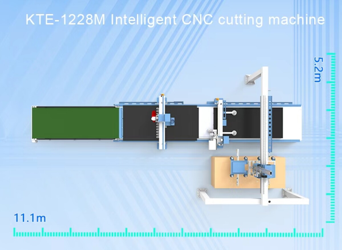 KTE-1228M Intelligent CNC cutting machine