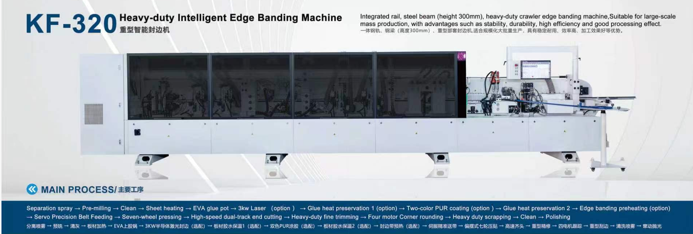 Heavy-duty Intelligent Edge Banding Machine KF-S320