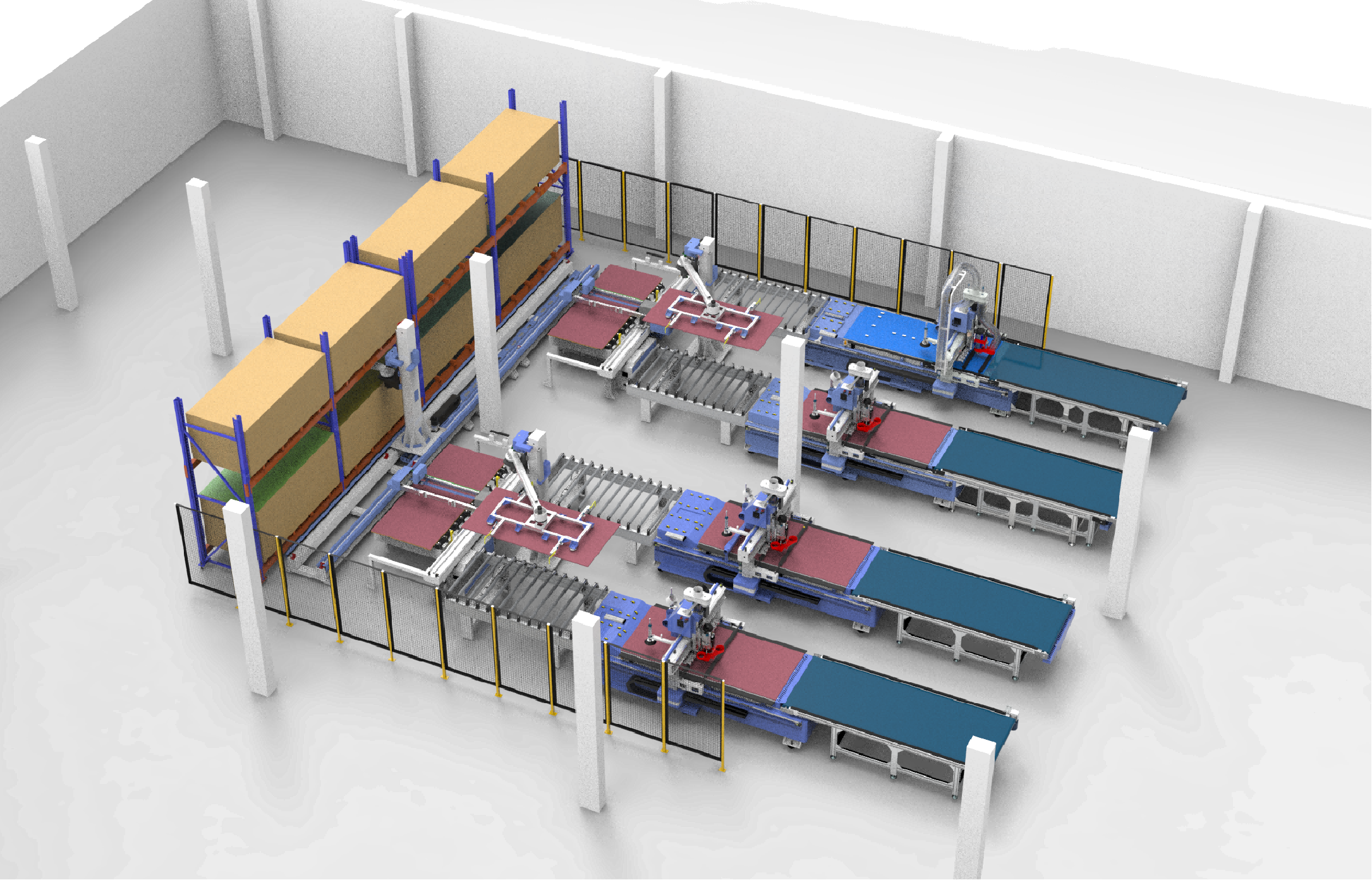 Intelligent material preparation center KRU-3DB12