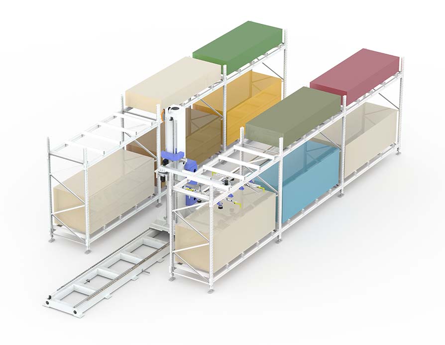 Intelligent material preparation center KRU-3DB12
