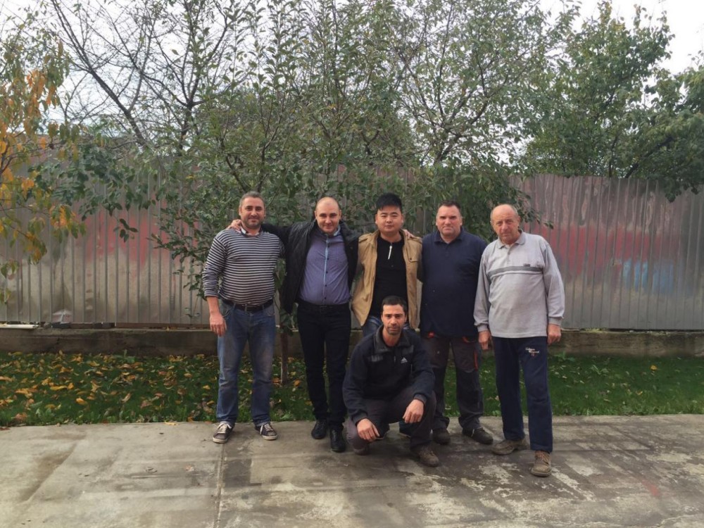 After sales debugging machine abroad