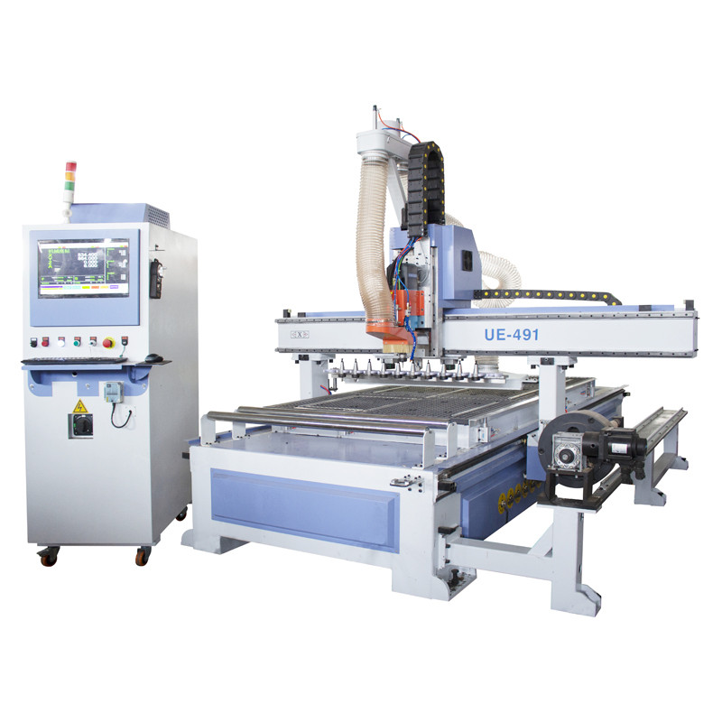 UE-491 ATC CNC router with rotary axis
