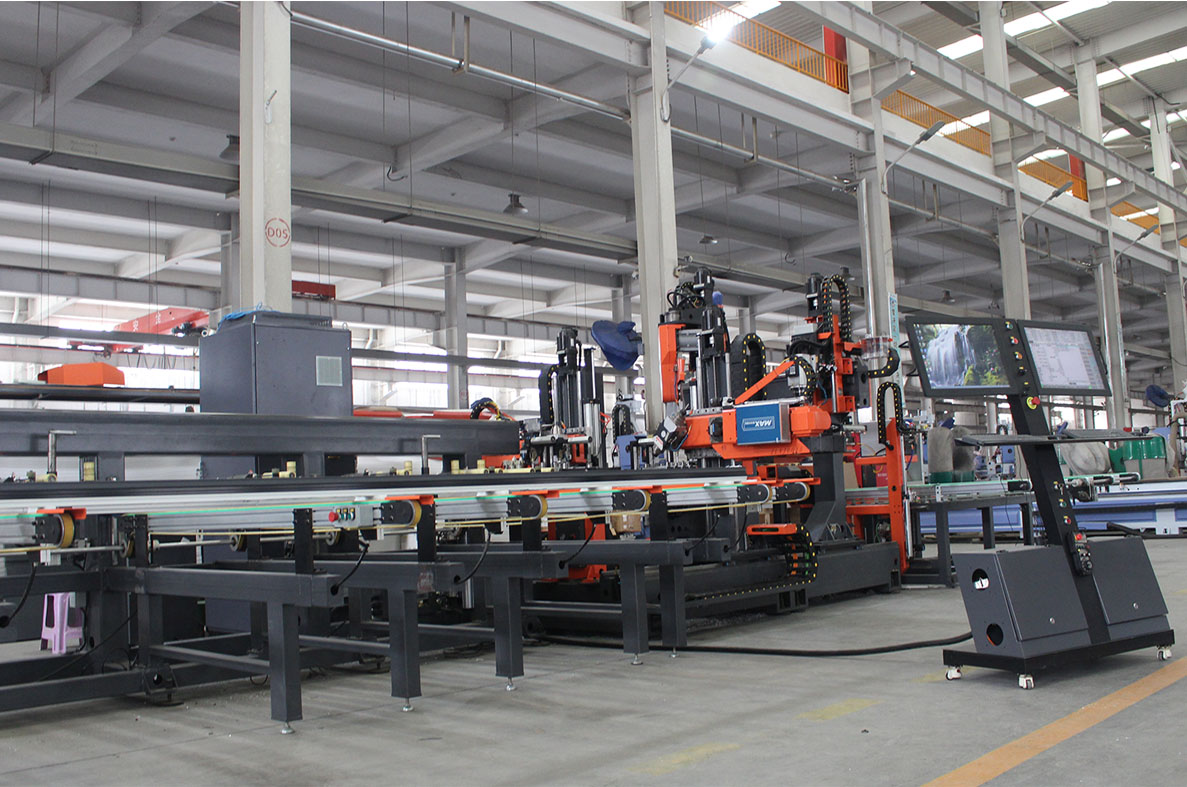 System door and window integrated machine