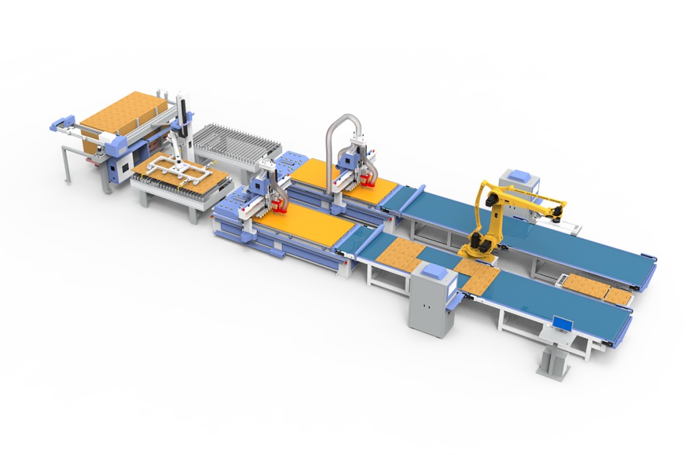 Whole house custom furniture cutting equipment-one-to-two intelligent cutting unit