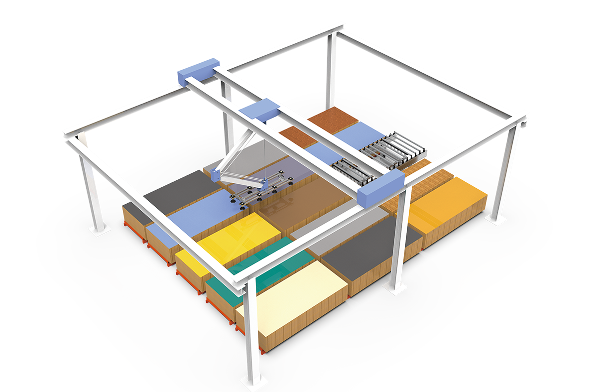 Intelligent material preparation center KRU-3DB20