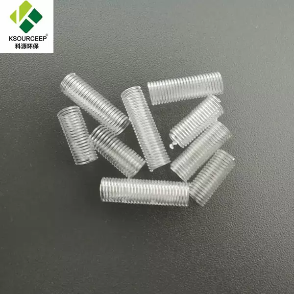 Glass spring packing for laboratory rectification 