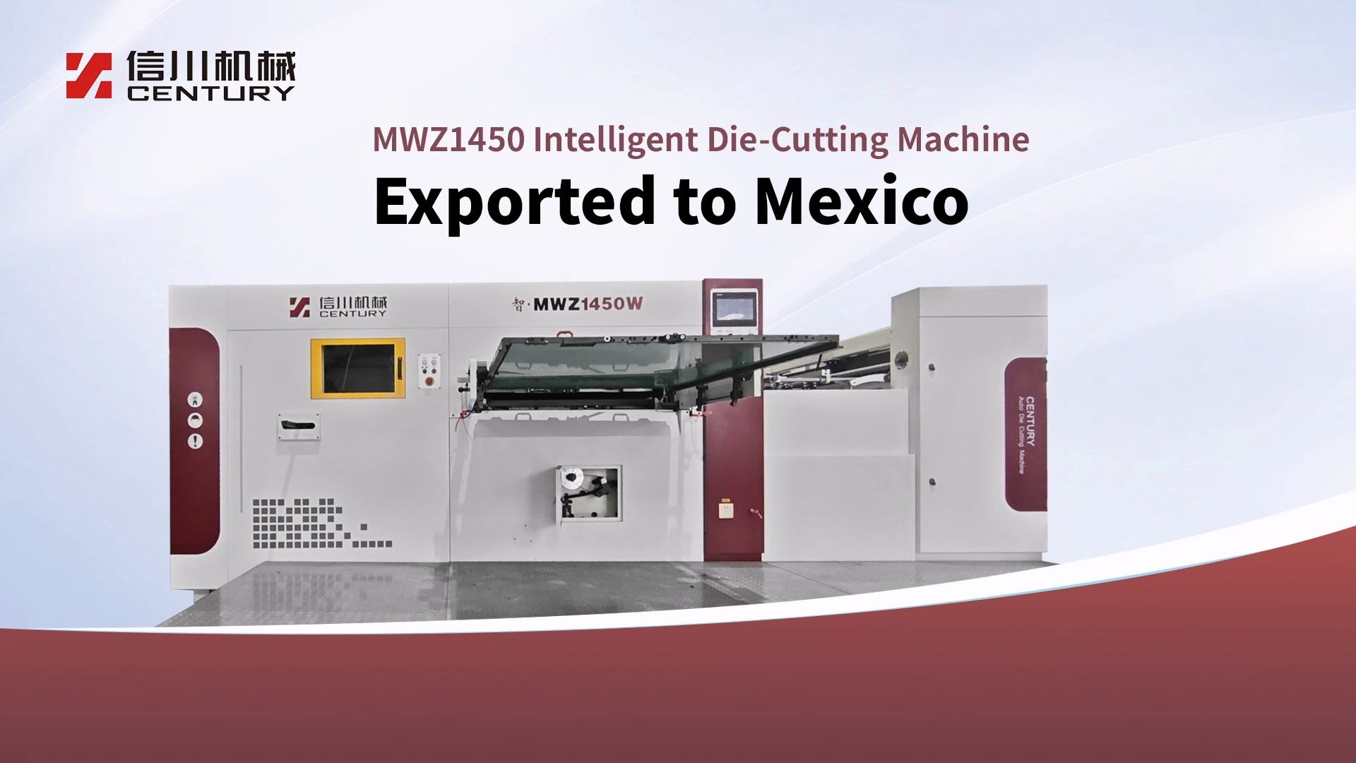 Century Die-Cutting Machine exported to Mexico
