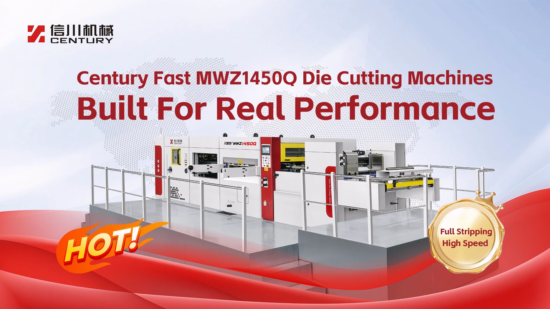 Century Fast MWZ1450Q Die Cutting Machines Built For Real Performance